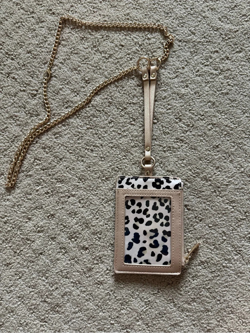 Chico's Leopard Print Card & ID Holder